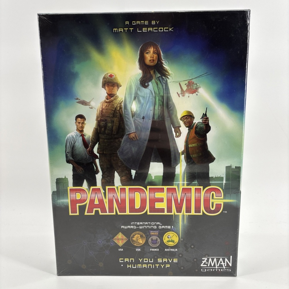 Pandemic Board Game Cooperative Role Play Z-Man‎ Games 2012 New Sealed